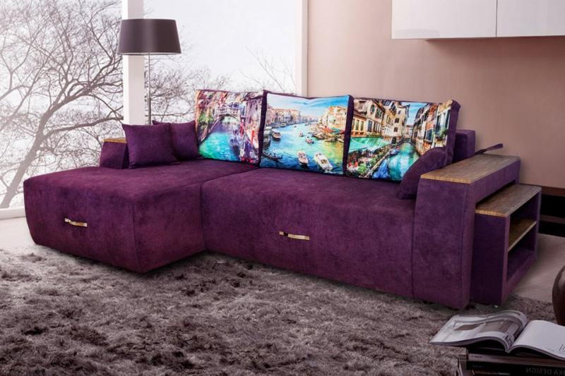 Угловой диван - кровать Манго